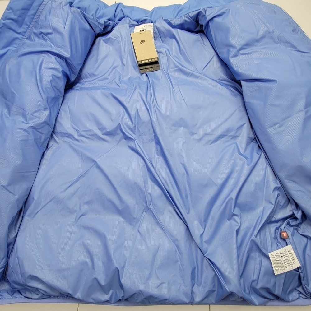 Nike Sportswear Club Puffer Loose Jacket Polar Blue FB7368-450 Mens Size XL New - Picture 5 of 10